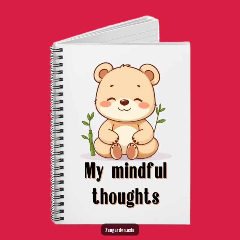 Funny Bear Cub Notebook: Meditative Journal, Bamboo Ideas, Hilarious Gift for Writers