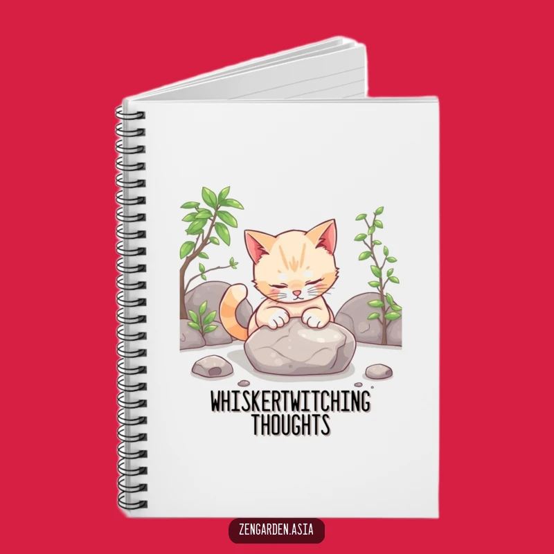 Funny Cat Zen Notebook: Patter Ideas Journal, Gift
