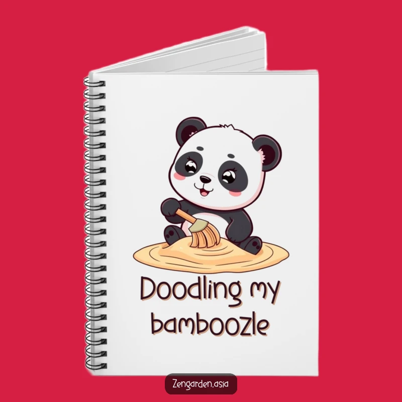 Funny Panda Sand Art Notebook: Creative Journal, Perfect Funny Gift for Artists